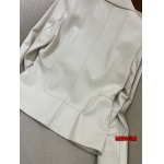 2024年原版復刻秋冬エルメス本革女性 ジャケットアウター  mm工場