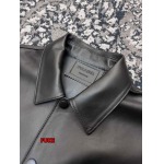 2024年12月16日新作原版復刻秋冬PRADA 羊革 シャツジャケットアウター fk工場