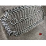2025年新作春夏新品ディオール 320g半袖 Tシャツ刺繍  FF工場