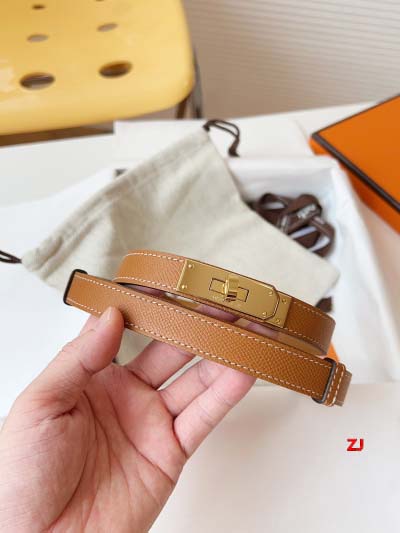 2025年早春新品入荷エルメス 女性  本革 ベルト ZJ工場