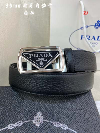 2025年早春新品入荷 PRADA本革 ベルト ZJ工場