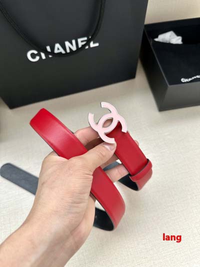 2025年早春新品入荷 シャネル  本革 ベルト LANG工場