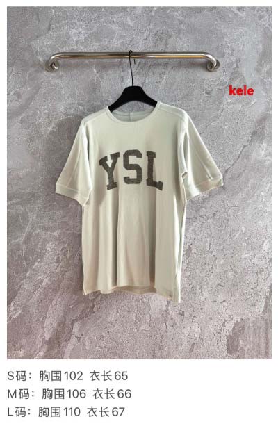 2025年早春高級N品新品 イヴサンローラン 半袖 Tシャツ KL工場