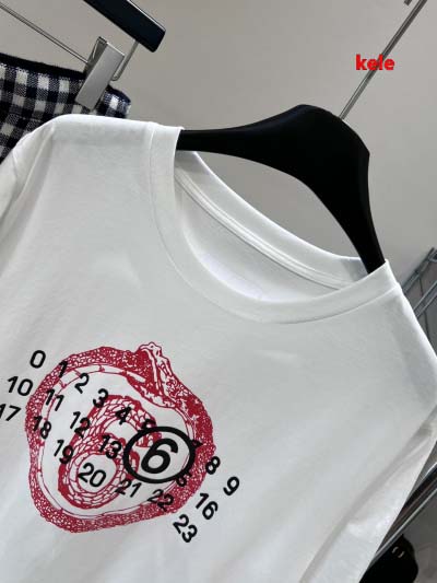 2025年早春高級N品新品  MM6 Maison Margiela 半袖 Tシャツ KL工場