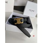 2025年早春新品入荷CELINE 女性  本革 ベルト ZJ工場