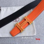 2025年早春新品入荷 エルメス 本革 ベルト LANG工場