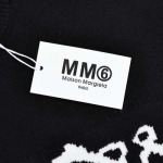 Maison MargielaメゾンマルジェラMM6デジタル着用ニットクルーネックジャンパー