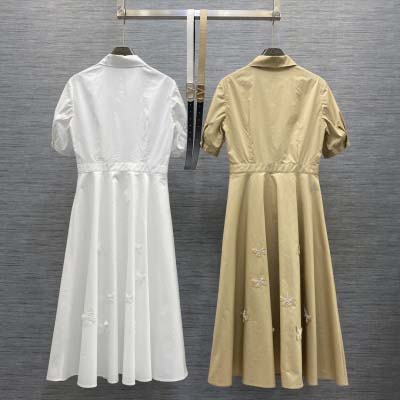 早春夏ヴァレンティノウーステッドコットンウエストドレス