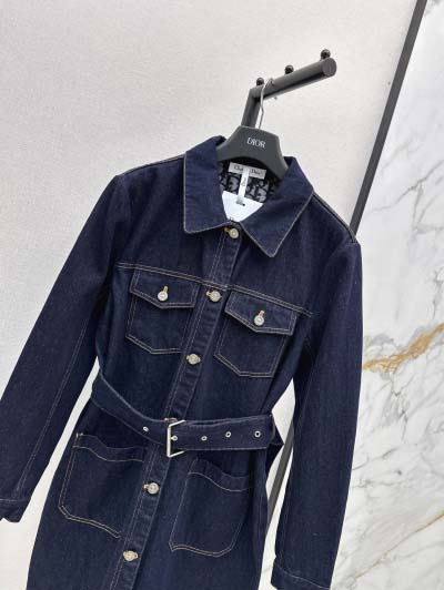 Dior クリスチャンディオール24S-----デニムドレス