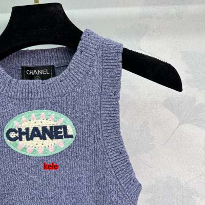 2025年2月11日新品入荷Chanelシャネル ニット ベスト  kele 工場