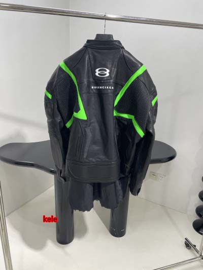 2025年2月11日新着Balenciagaバレンシアガジャケット 牛の革 kele 工場