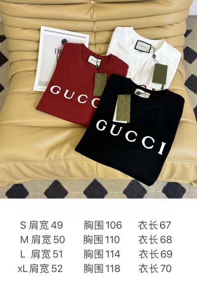 2025年2月12日新作Gucci Short Sleeve  kele 工場