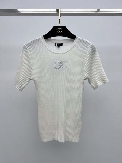 2025年2月12日新作Chanel Knit Short Sleeve  kele 工場