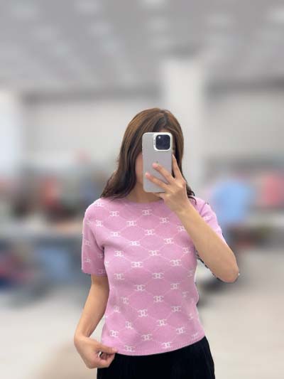 2025年2月14日新作chanelニット半袖 can 工場