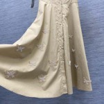 早春夏ヴァレンティノウーステッドコットンウエストドレス