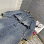 valentino 2024 初秋ヴァレンティノデニムワンピース