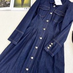 dior レディークリスチャン ディオール24Ss---デニムドレス