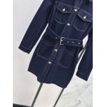 Dior クリスチャンディオール24S-----デニムドレス