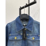 Versaceスーツデニムスーツスモールショート