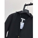 エレガントなレディークリスチャンディオール24Ss----秋と冬の最新製品深いVネックドレス