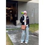 Celine パンダカラーブロックカーディガン コート