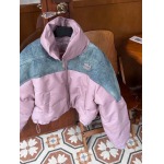 miumiu デニムスプライシングダウンジャケット