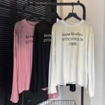 acne studios 1996 サンスクリーンT カラー ホワイト ブラック ピンク
