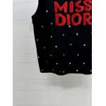 新着商品 Christian Dior 2025年2月5日 カラーストーンのニットベスト