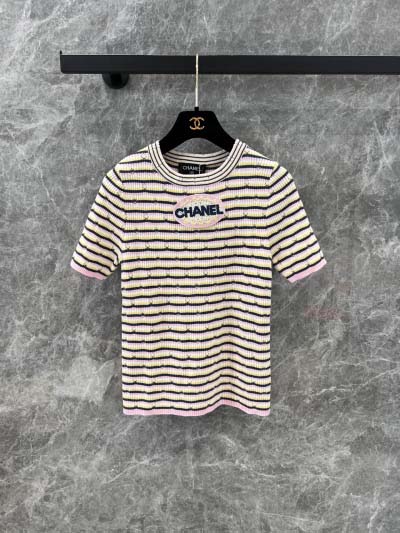 2025年2月5日新作CHANELニットショートスリーブ