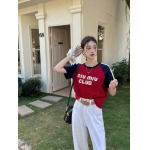 2025年2月9日新品miumiu 半袖 Tシャツcan 工場