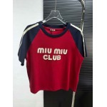 2025年2月9日新品miumiu 半袖 Tシャツcan 工場