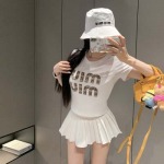 2025年2月9日新品 miumiu 半袖 Tシャツcan 工場