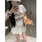 2025年2月9日新品 miumiu 半袖 Tシャツcan 工場