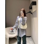 2025年2月9日新品miumiu ファスナーのゆったりしたシャツcan 工場