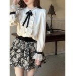 2025年2月9日新商品入 chanel 黒いリボンのシャツcan 工場