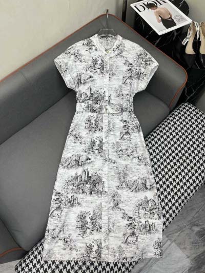 2025年2月9日新品入荷Dior 詰め襟のワンピースcan...