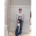Chrome Hearts 2020 ss早春新超特大十字架皮標図案フード付きコート