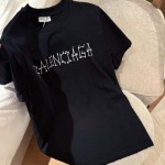 2025年2月9日新商品入荷Balenciagaバレンシアガ  半袖 Tシャツcan 工場