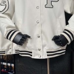 2025年2月9日新商品入荷prada カレッジカラーリブのベースボールジャケットcan 工場