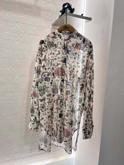 Dior2025早春新作アクティブフローラルスタンドカラーシ...