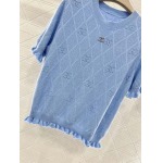 2025年2月12日の新作Chanel Knit Short Sleeve  kele 工場