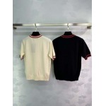 2025年2月12日新作Gucci Knit Short Sleeve  kele 工場