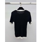 2025年2月12日新作Chanel Knit Short Sleeve  kele 工場