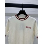 2025年2月12日新作Gucci Knit Short Sleeve  kele 工場