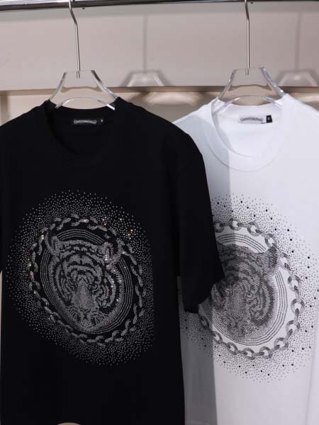 2025年3月6日新品Chrome hearts半袖tシャツ  HAOKE工場