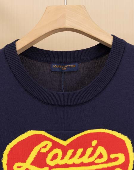 2025年3月14日春夏高品質新品Louis Vuittonニット半袖Tシャツ  実物写真xiongma工場