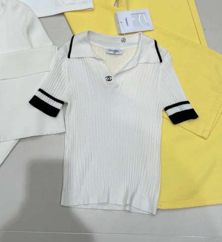 2025年3月19日入荷春夏新作Chanelニット半袖 can工場