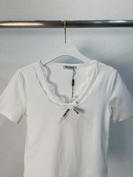 2025年3月19日入荷春夏新作Miumiu半袖 tシャツ can工場