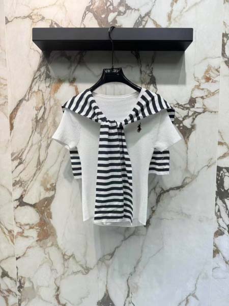 2025年3月23日入荷春夏新作Ralph Lauren ニット半袖 Tシャツ  can工場