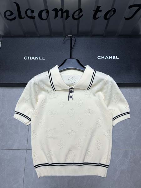 2025年3月24日入荷春夏新作Louis Vuittonニット 半袖Tシャツ can工場